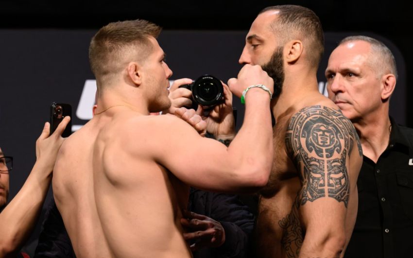 Реванш Марвіна Ветторі та Романа Долідзе очолить турнір UFC Fight Night 254