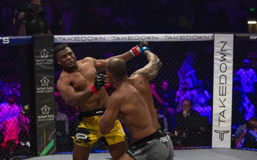 Відео бою Френсіс Нганну - Ренан Феррейра PFL Super Fights: Battle of the Giants