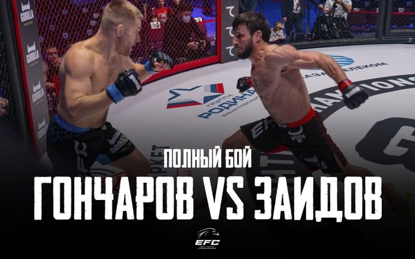Відео бою Руслан Гончаров - Магомедзаїд Заїдов EFC 33
