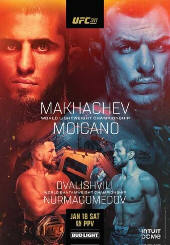 Результати турніру UFC 311: Махачев - Мойкано, Двалішвілі - Нурмагомедов