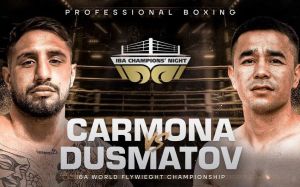 Пряма трансляція турніру "Ніч чемпіонів IBA": Кармона - Дусматов, Хантер - Сусленков