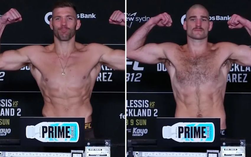 Результати зважування UFC 312: Дрікус дю Плессі - Шон Стрікленд 2