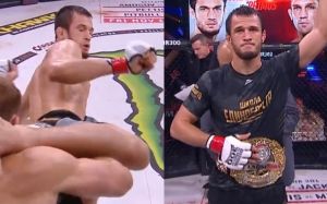 Відео бою Усман Нурмагомедов - Брент Прімус Bellator 300