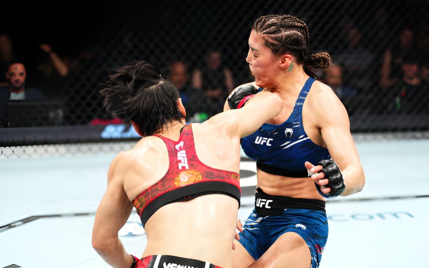 Вейлі Жанг впевнено захистила титул у бою з Тетяною Суарес на UFC 312