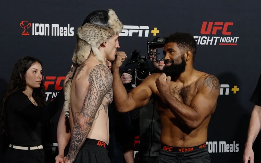 Результати зважування UFC Fight Night 240