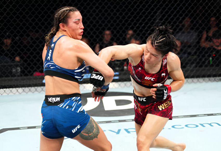 Відео бою Вейлі Жанг - Тетяна Суарес UFC 312