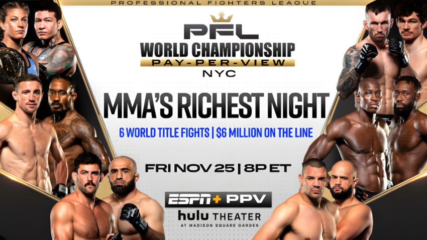 Пряма трансляція PFL 10: 2022 Championships