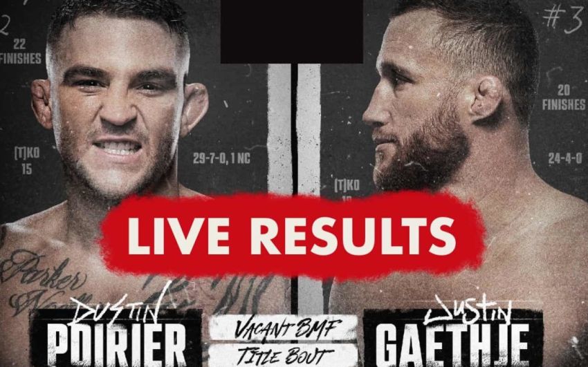 Результати турніру UFC 291
