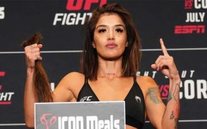 Результати зважування UFC on ESPN 59: Роуз Намаюнас - Трейсі Кортес