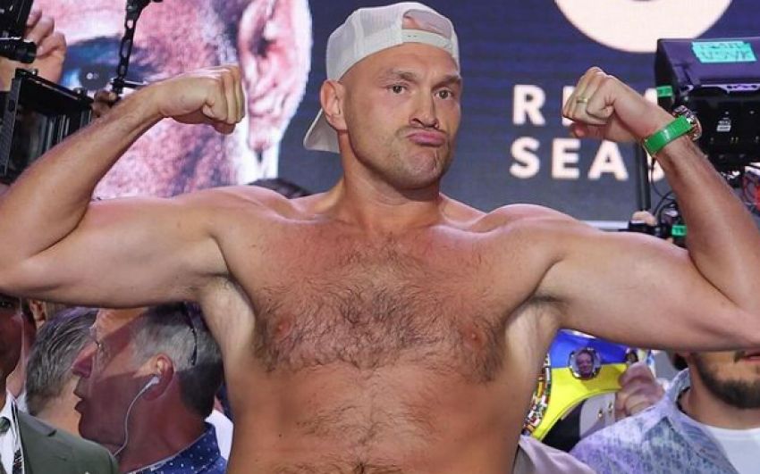 Слова Ф'юрі після зважування до бою з Усиком: "Я йду за його серцем!"