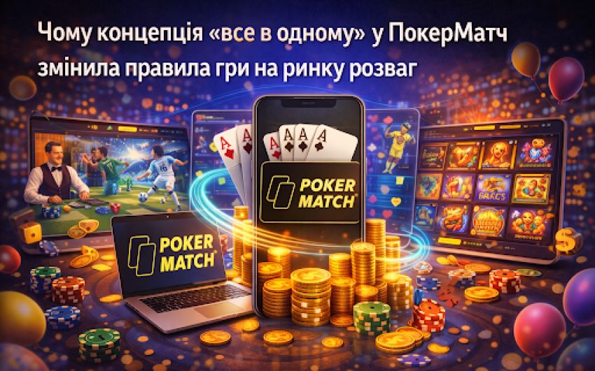 Чому концепція «все в одному» у ПокерМатч змінила правила гри на ринку розваг
