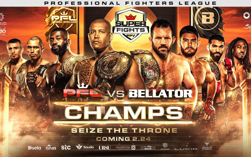 Пряма трансляція турніру PFL vs Bellator