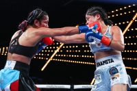 Аманда Серрано стала абсолютною чемпіонкою в напівлегкій вазі, перемігши Еріку Крус