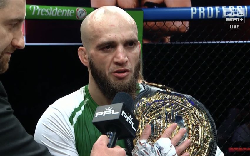 Відео бою Мовлід Хайбулаєв - Кріс Вейд PFL 10 2021: Championships
