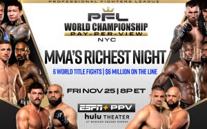 Пряма трансляція PFL 10: 2022 Championships
