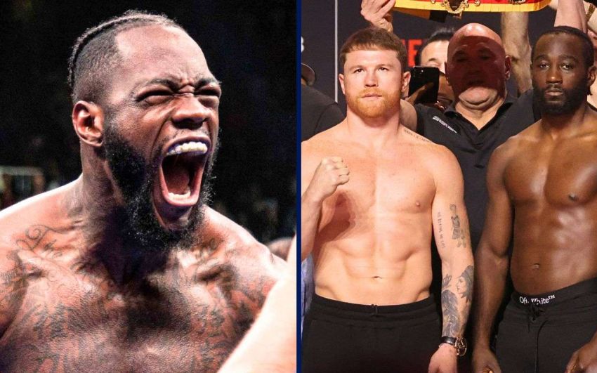 Деонтей Вайлдер висловився про поєдинок Канело - Кроуфорд: "Це один із тих боїв, де не можна моргати"