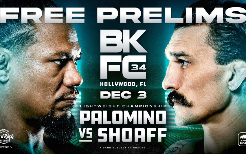 Пряма трансляція BKFC 34