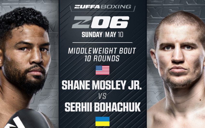 Пряма трансляція Zuffa Boxing 6: Сергій Богачук - Шейн Мозлі-молодший