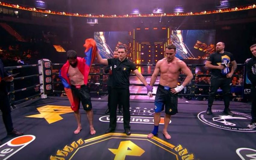 Відео бою Артем Тарасов - Давид Хачатрян ФКР ПРО 3