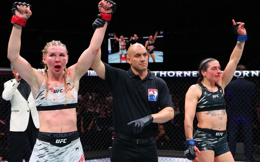 Відео бою Дар'я Железнякова - Мелісса Маллінс UFC on ABC 8