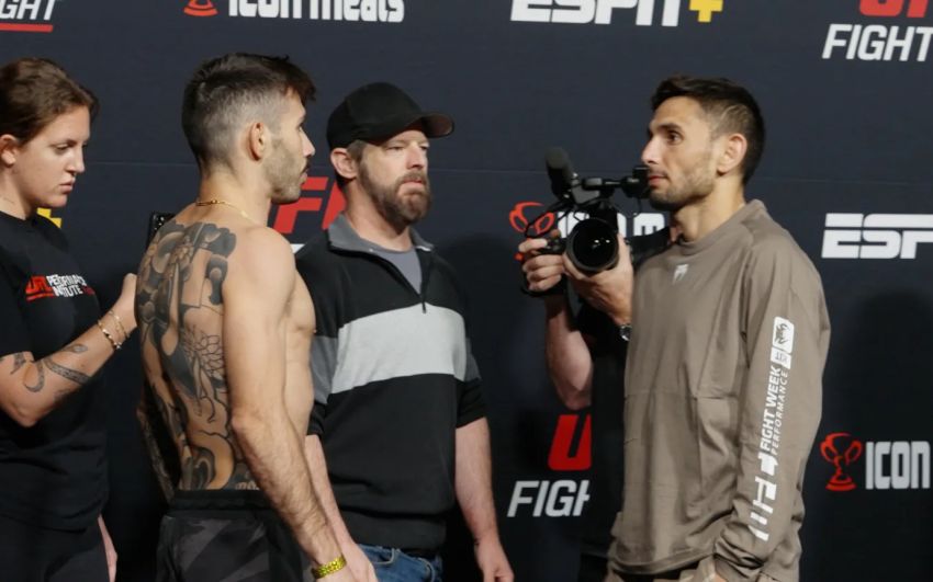 Результати зважування UFC on ESPN 55