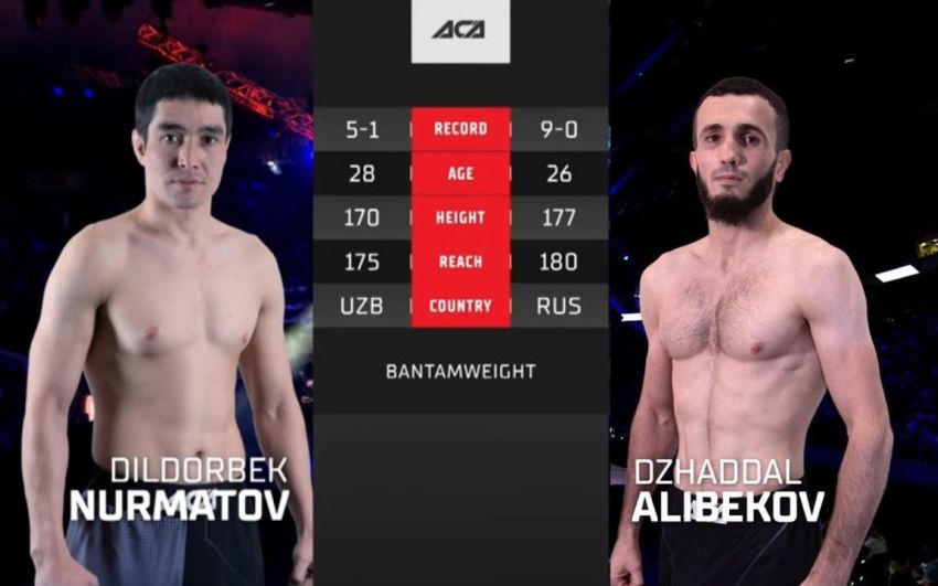 Відео бою Ділдорбек Нурматов - Джаддал Алібеков ACA 152