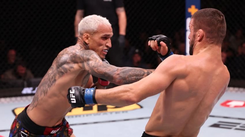 Чарльз Олівейра засабмітив Матеуша Гамрота в другому раунді на UFC FIght Night 261