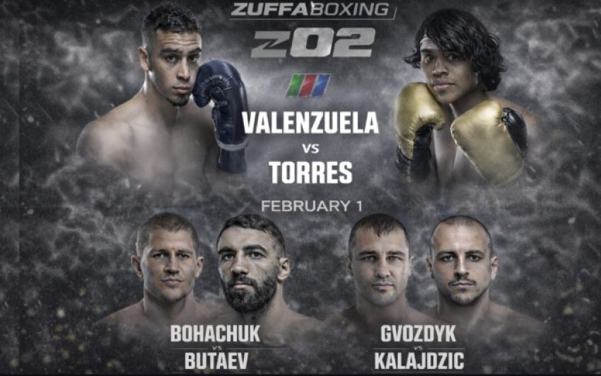 Пряма трансляція Zuffa Boxing 2: Богачук - Бутаєв, Гвоздик - Калайджич