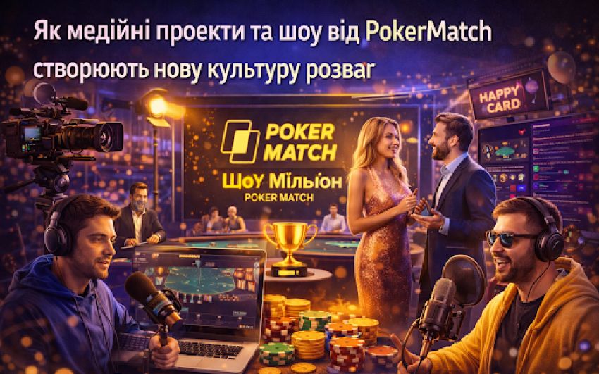 Як медійні проекти та шоу від PokerMatch створюють нову культуру розваг