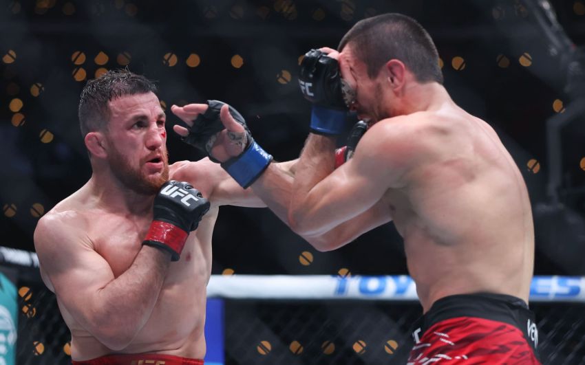 Відео бою Мераб Двалішвілі - Умар Нурмагомедов UFC 311