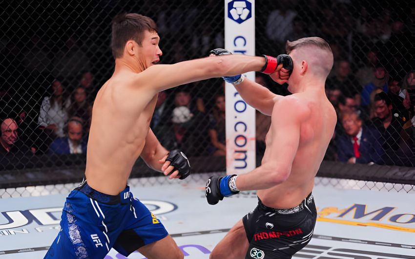 Відео бою Шавкат Рахмонов - Стівен Томпсон UFC 296