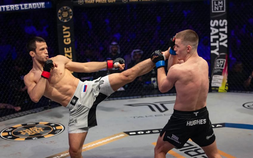 Відео бою Усман Нурмагомедов - Пол Г'юз PFL Road to Dubai Champions Series