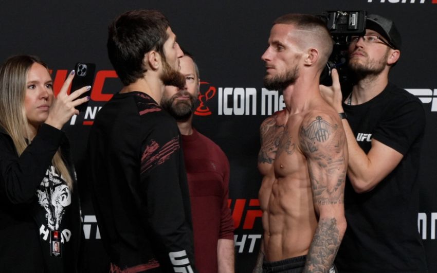 Відео бою Тагір Уланбеков - Натан Манесс UFC Fight Night 214