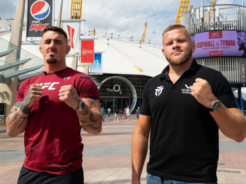 Ставки на UFC Fight Night 224: Коефіцієнти на турнір Том Аспіналл - Мартін Тибура