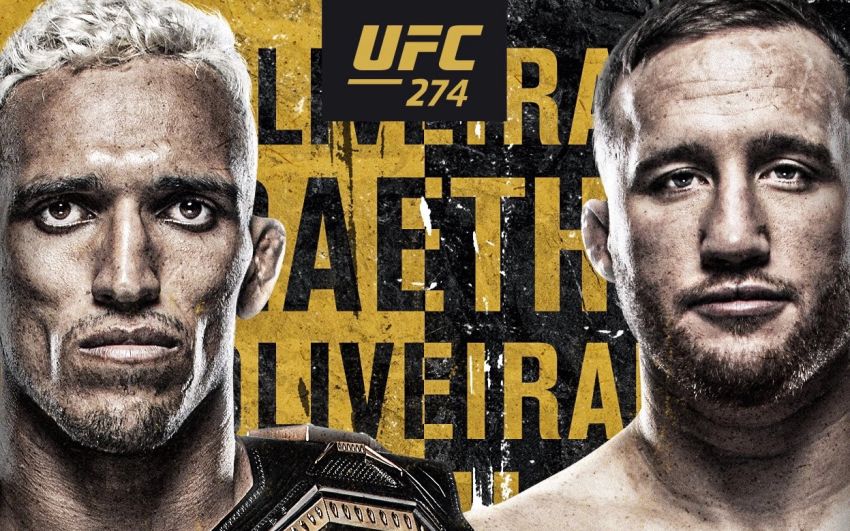 Чарльз Олівейра проти Джастіна Гетжі на UFC 274 - інсайдер