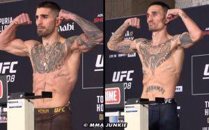 Результати зважування UFC 308: Ілія Топурія - Макс Голловей