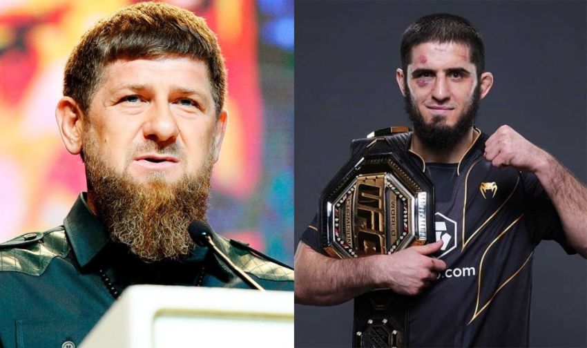 Кадиров привітав Махачева з перемогою над Волкановскі: "Поставив жирну крапку в протистоянні"
