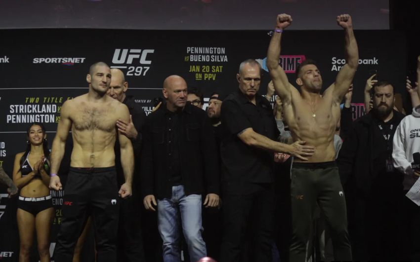 Результати зважування турніру UFC 297