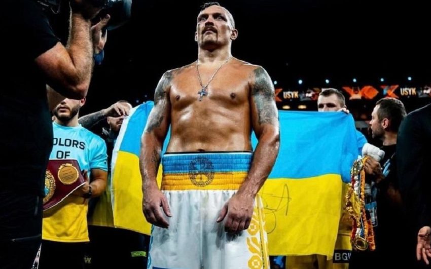 Усик вирішив налякати Ф'юрі в образі воїна - фото