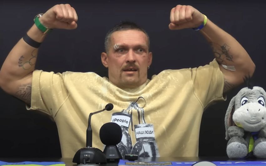 Олександр Усик звернувся до вболівальників після перемоги над Ф'юрі