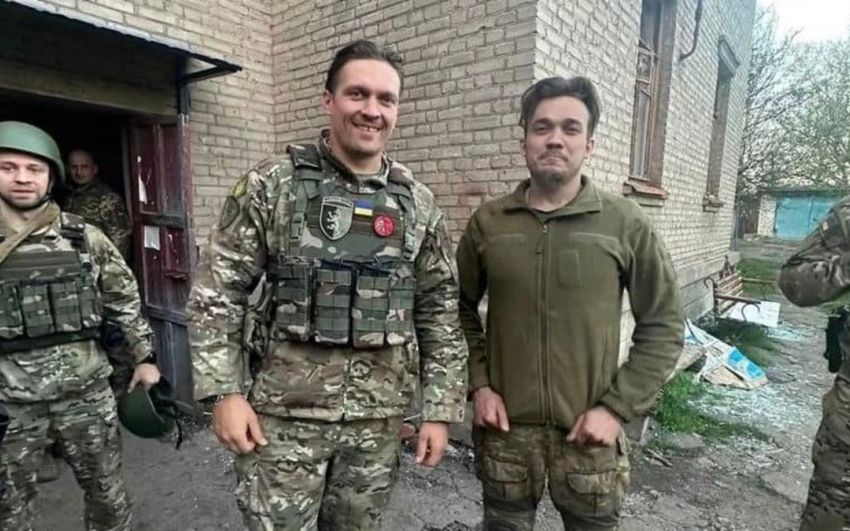 Олександр Усик розповів про свій візит на передову: "Я бачив, як тікають мої вороги"