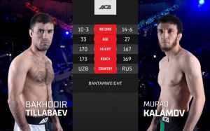 Відео бою Баходір Тіллабаєв - Мурад Каламов ACA 152