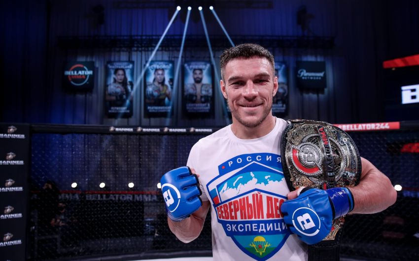 Відім Немков відмовився від свого чемпіонського пояса Bellator
